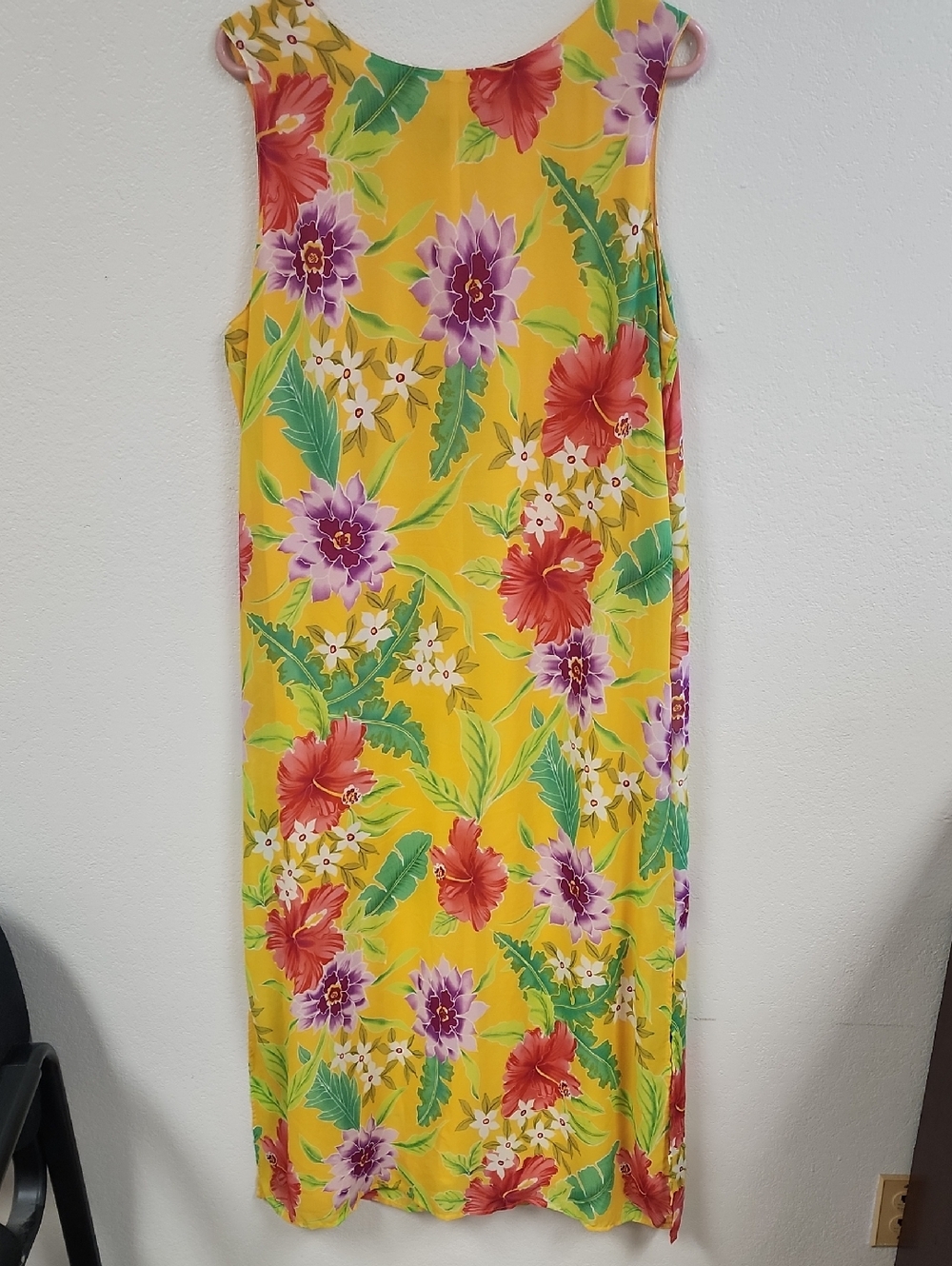 A Wild Thyme Floral Maxi Dress Tropical, Hawaiian Women's Plus Size 16 - Picture 8 of 9
